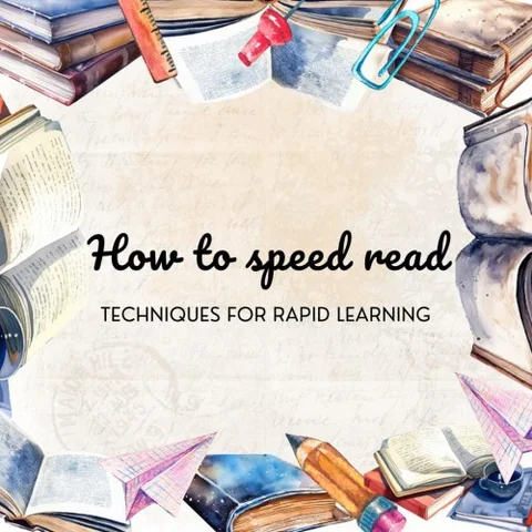 How to speed read: Techniques for rapid learning cover art