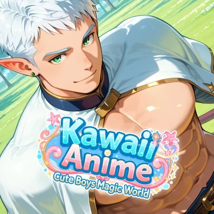Kawaii Anime: Cute Boys Magic World cover art