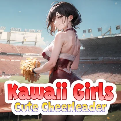 Kawaii Girls: Cute Cheerleader cover art