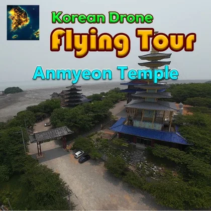 Korean Drone Flying Tour Anmyeon Temple cover art