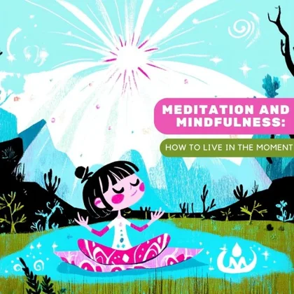 Meditation and mindfulness: How to live in the moment cover art