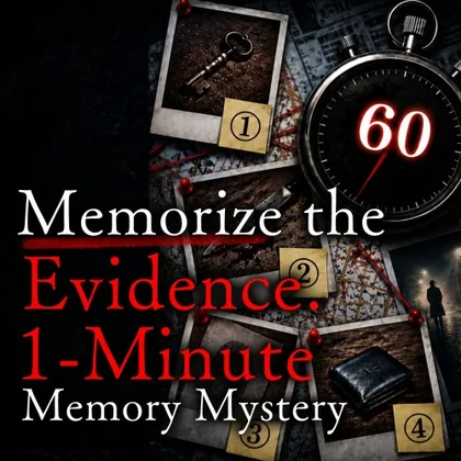 Memorize the Evidence.1-Minute Memory Mystery cover art