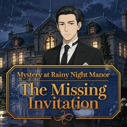 Mystery at Rainy Night Manor: The Missing Invitation cover art