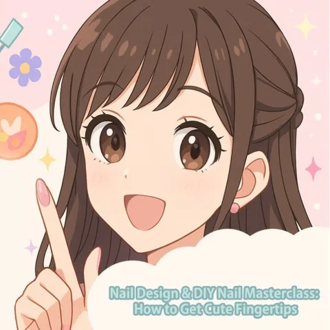 Nail Design & DIY Nail Masterclass: How to Get Cute Fingertips cover art