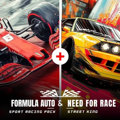 Need for Race Street King & Formula Auto Sport Racing Pack cover art