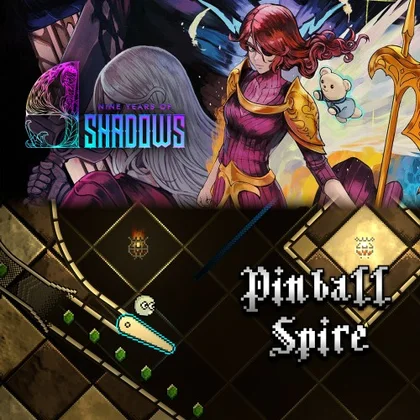 Pinball Spire x 9 Years of Shadows cover art