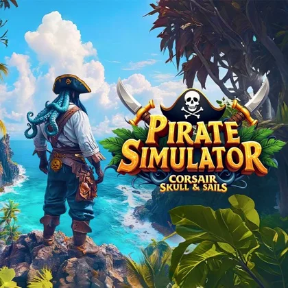 Pirate Simulator - Corsair Skull & Sails cover art