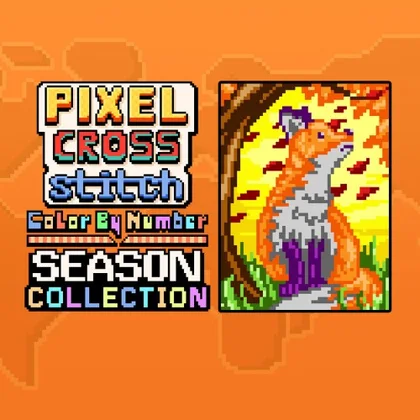 Pixel Cross Stitch Color by Number Seasons Collection cover art