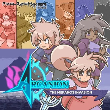 Pixel Game Maker Series Arcanion: The Mekanos Invasion cover art