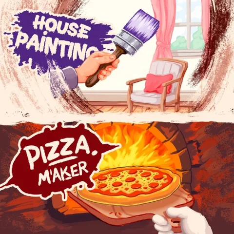 Pizza Maker + House Painting cover art