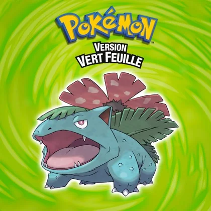 Pokémon Version Vert Feuille cover art