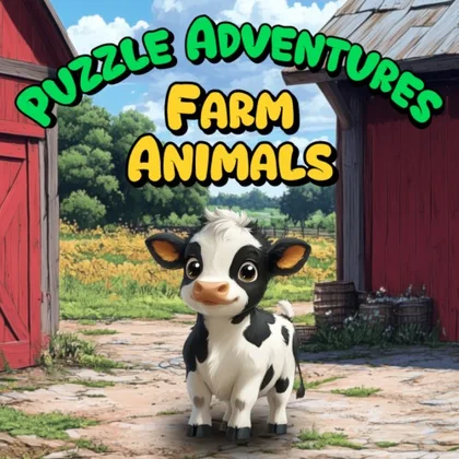 Puzzle Adventures - Farm Animals cover art