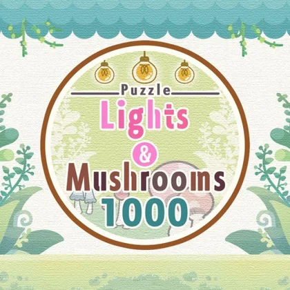 Puzzle Lights and Mushrooms 1000 cover art