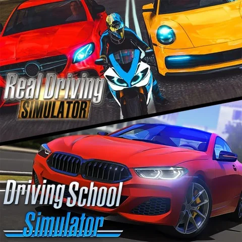 Racing Simulator Bundle: Driving School Simulator & Real Driving Simulator cover art