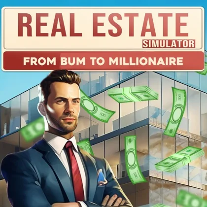 REAL ESTATE Simulator - FROM BUM TO MILLIONAIRE cover art