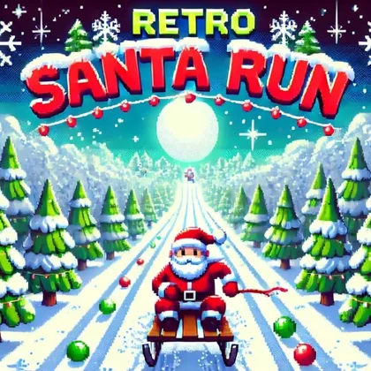 Retro Santa Run cover art