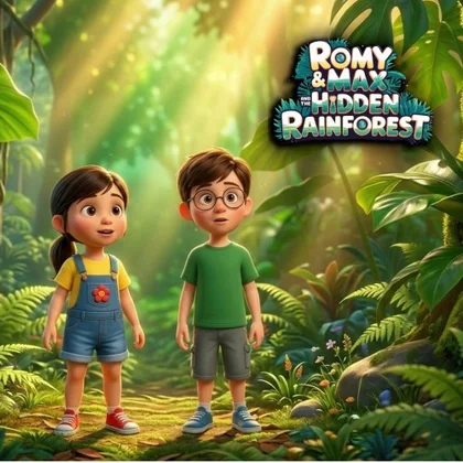 Romy & Max and the Hidden Rainforest cover art