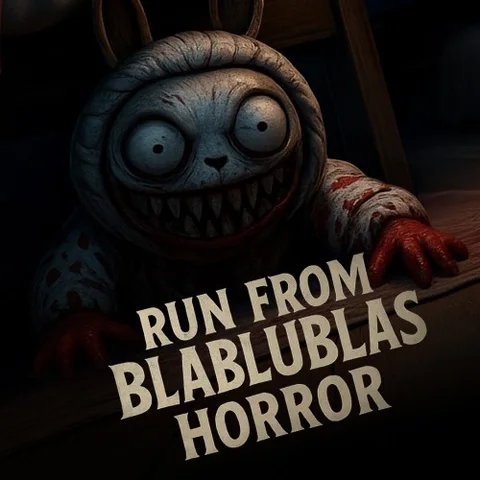 Run from BLABLUBLAS horror cover art