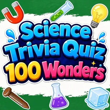 Science Trivia Quiz 100 Wonders cover art