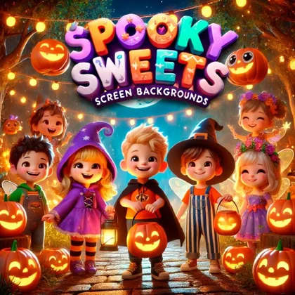 Spooky Sweets: Screen Backgrounds cover art