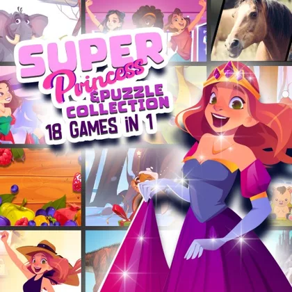 Super Princess & Puzzle Collection: 18 Games in 1 cover art