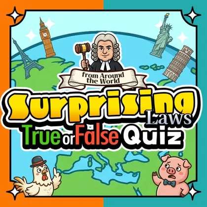 Surprising Laws Around the World True or False Quiz cover art