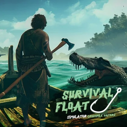 Survival Float Simulator - Crocodile Waters Craft, Raft, Build cover art