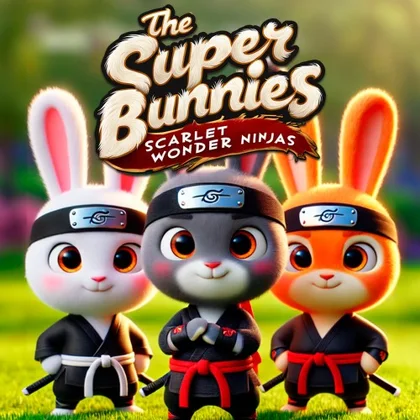 The Super Bunnies: Scarlet Wonder Ninjas cover art