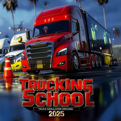 Trucking School: Truck Simulator Driving 2025 cover art