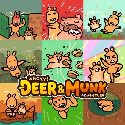 WACKY! DEER & MUNK ADVENTURE cover art