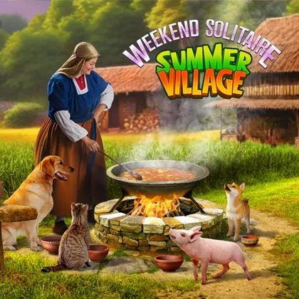Weekend Solitaire Summer Village cover art
