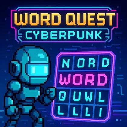Word Quest Cyberpunk cover art